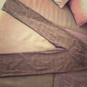 Plaid 70’s Style Bell-Bottom Trousers